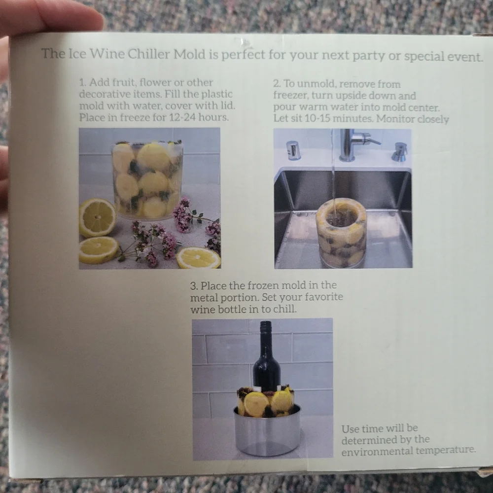 Ice Wine Chiller Mold Set